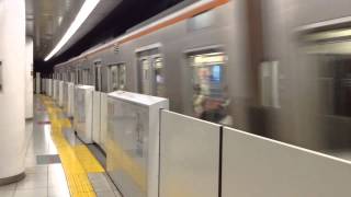 副都心線 7000系 明治神宮前駅 到着〜発車