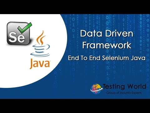 Data Driven Framework - End to End Selenium Java - Part1 Video