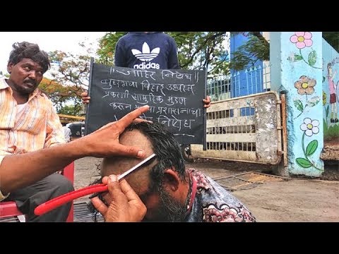 बौध्द विहारासाठी उपोषणकर्त्यांनी केले मुंडन