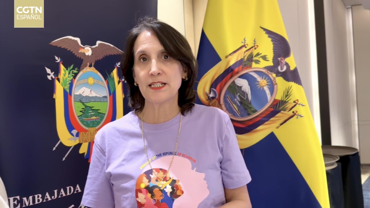 La embajadora de Ecuador en China destaca la solidaridad y el aprendizaje entre mujeres