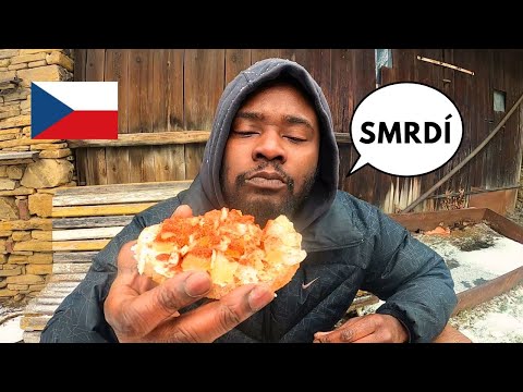 Beware If You Eat This Czech Cheese!! REALLY SMELLY