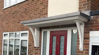 Lead Installation To A Flat Roof Entrance Porch