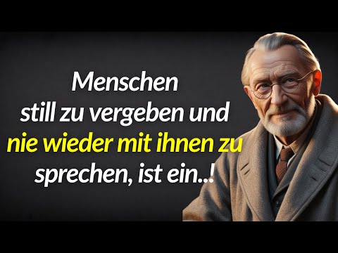 Menschen still zu vergeben und nie wieder mit ihnen zu sprechen, ist eine...
