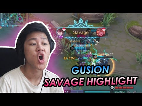 HIGHLIGHT GUSION SAVAGE JEJE ADRIEL TOP GLOBAL LANCELOT & GUSION !