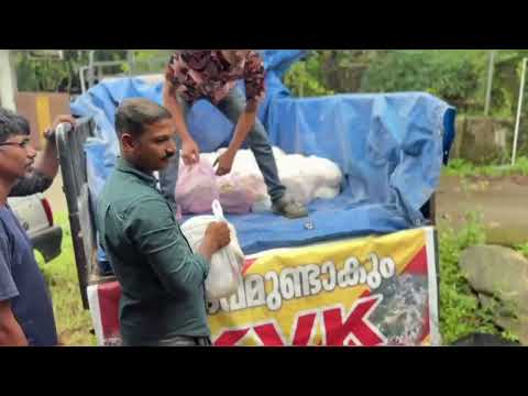 KVK Kottayam District Committee distributes food kits as relief in rain-affected areas of Mundakkayam, Kottayam