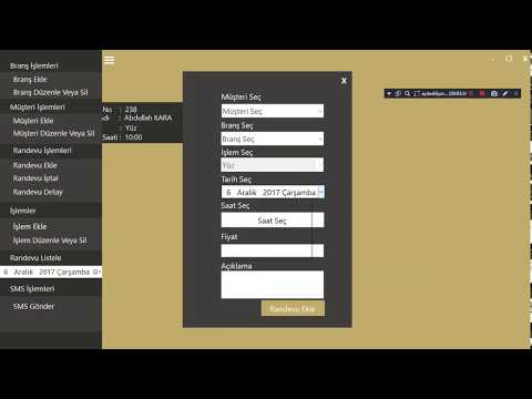 Rezervasyon Programı ( 09.12.207) Her Sektöre Uygun