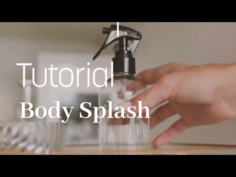 Hacer Body Splash para perfumar tu cuerpo con esencia BE-E