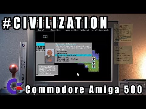 Civilization - Commodore Amiga 500 Gameplay Demo