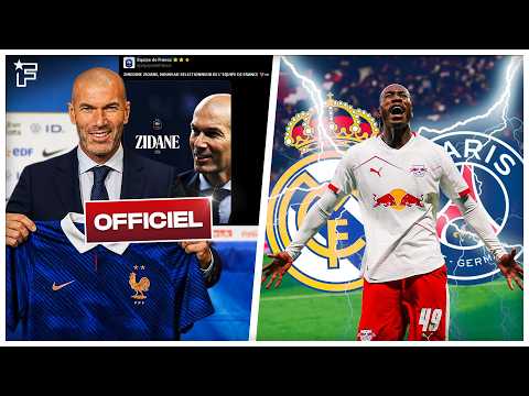 Zinédine Zidane nouveau SÉLECTIONNEUR des Bleus, le PSG RAGE contre le Real Madrid | Revue de presse