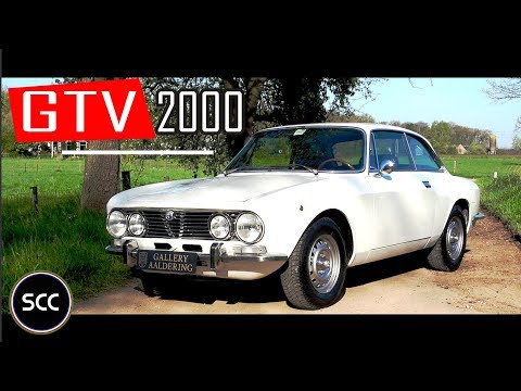ALFA ROMEO GTV 2000 Bertone Coupé 1973 - Test drive in top gear with engine sound | SCC TV
