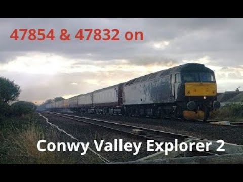Prestatyn 30.8.2018 - WCRC 47854 & 47832 on Conwy Valley Explorer 2