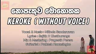 Nopathuwa Mohothaka/ Karaoke /without voice/නො
