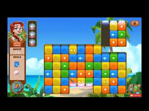 Lost Island Blast Adventure Level 1244 NO BOOSTERS - A S GAMING