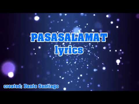 Pasasalamat with lyrics