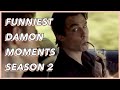 Funniest Damon Salvatore Moments | Season 2
