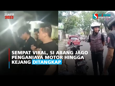 Sempat Viral, Si Abang Jago Penganiaya Motor Hingga Kejang Ditangkap