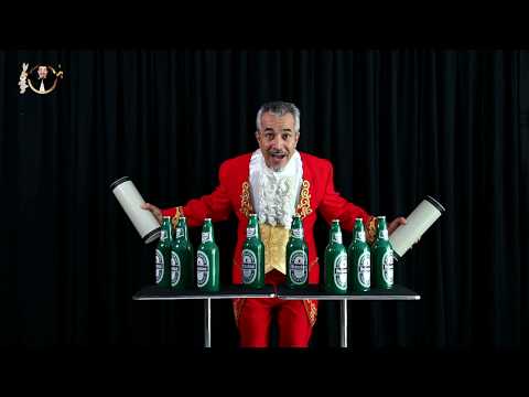 Tora Multiplying Heineken Bottles by Tora Magic