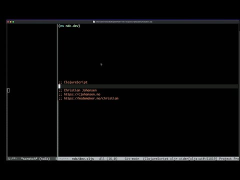 ClojureScript: Fun and productive web development with next level tooling - Christian Johansen