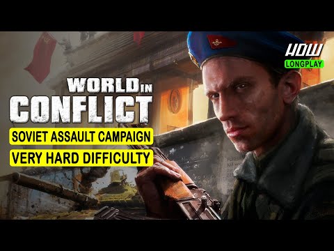 WORLD IN CONFLICT: SOVIET ASSAULT - WALKTHROUGH - VERY HARD DIFFICULTY - 4K 60FPS
