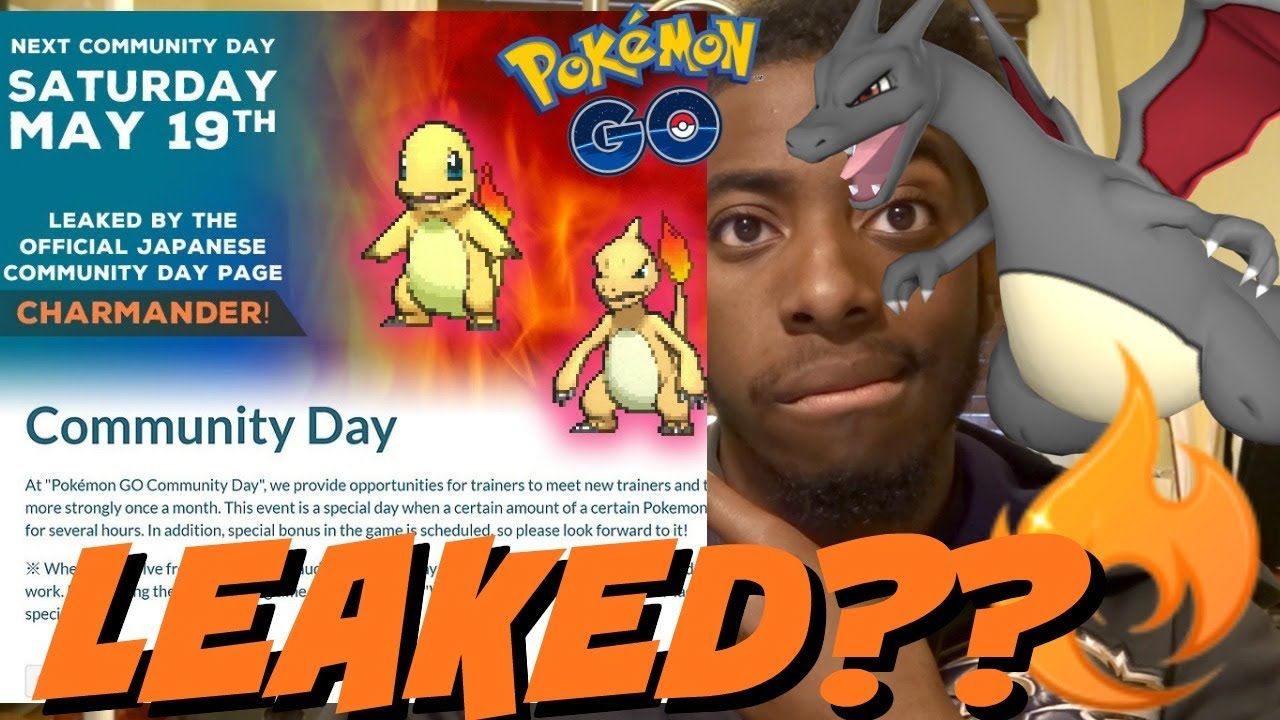 SHINY BLAST BURN CHARZARD INFO LEAKED!! POKEMON GO COMMUNITY DAY DETAILS (Update)