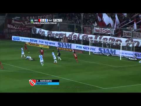Gol de Benítez. Independiente 1 - Atl. Rafaela 0. Fecha 18. Primera División 2015. FPT.