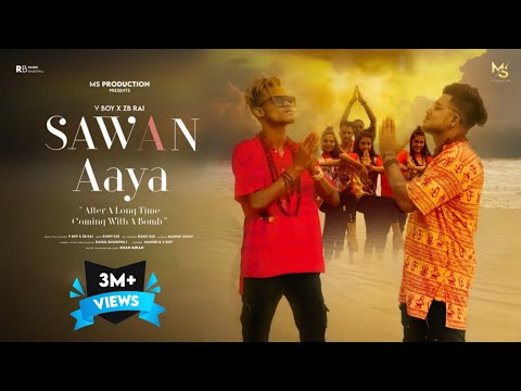 Sawan Aya - V boY X ZB | Official Music Video | Music- ExE | Bam Bhole Rap Song