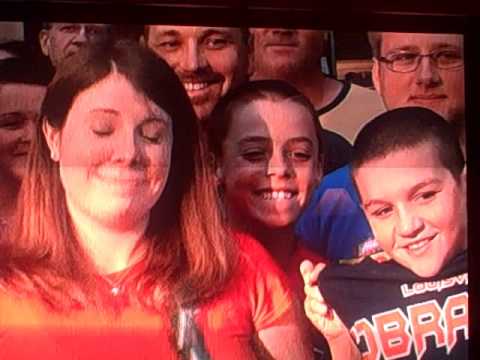 Cameron Watson with Louisville Cobras on Today Show in New York City