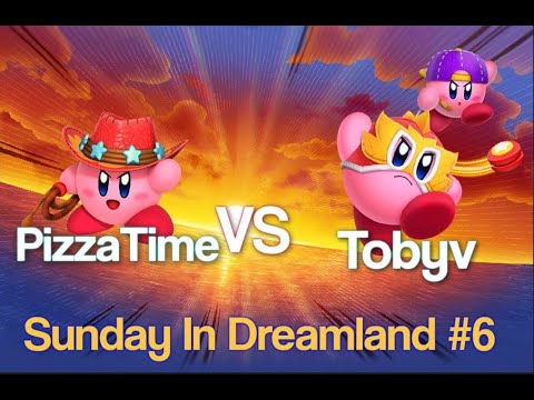 Pizza Time (Whip) vs TobyV (Wrestler/Yo-Yo) - Kirby Fighters 2 - Sunday in Dream Land #6