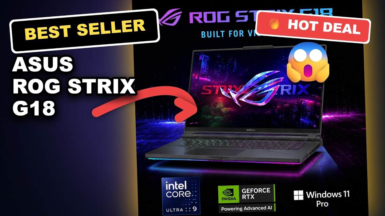 ASUS ROG Strix G18 Review: Is This the Ultimate 18" Gaming Laptop? review video