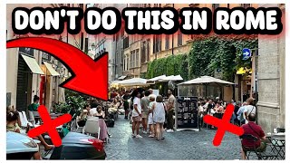 10 Mistakes to Avoid in Rome! #travel #traveltips