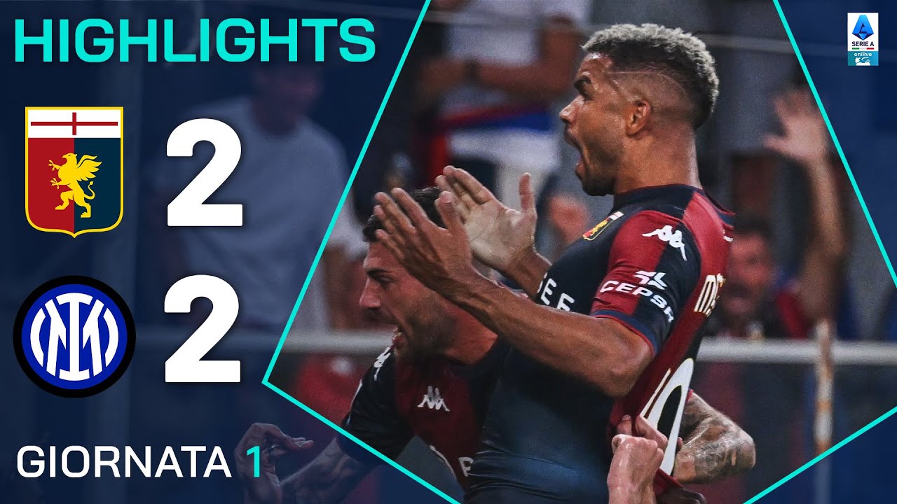 GENOA-INTER 2-2 | HIGHLIGHTS | 1ª GIORNATA | SERIE A ENILIVE 2024/25