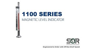 1100 Series Magnetic Level Indicator