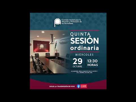 Quinta Sesión Ordinaria