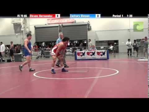 Mens FS FS 70 KG - Steven Hernandez vs. Zachary Stepan