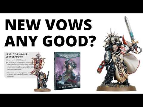 BIG Black Templar Rules Reveals - New Vows, Detachments, New Units + More