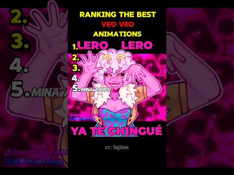 Ranking The Best Veo Veo Animation #fajitas #myheroacademia #saiki #raven #titans #anime #animation