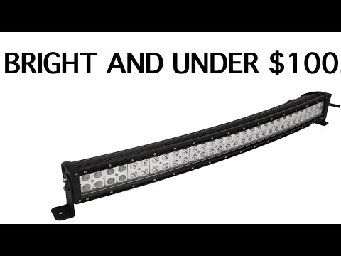 Amazon Northpole light 50"curved light bar review