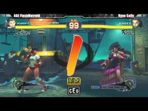Flash Metroid ( Sakura ) VS Ryan Sally ( Rose ) - CEO 2012