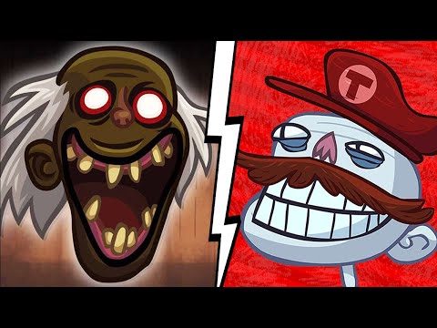 Troll Face Quest Horror 3 vs Troll Face Quest Video Games - Funny Troll Compilation Gameplay