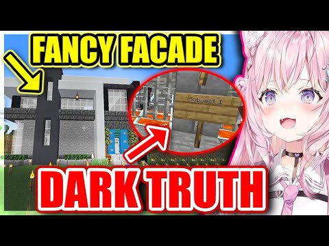 Koyori REACTS to Zeta's HOUSE and CAT DUNGEON in Minecraft ID Server 【ENG Sub Hololive】