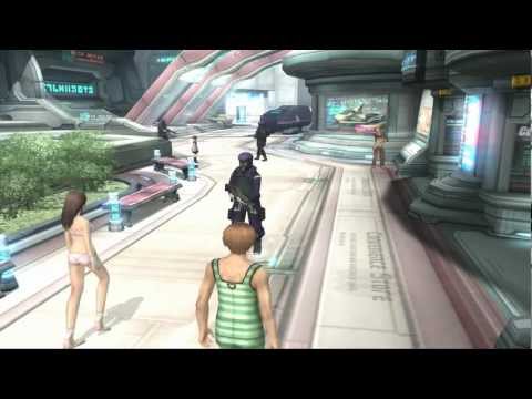 Xenosaga III HD Cutscene 130 - Miltian Cityscape - JAPANESE - SWIMSUIT MODE