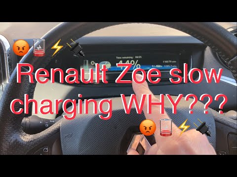 Why is my Renault Zoe charging slowly - ZE22 ZE40 ZE50 q210 r240 q90 r110