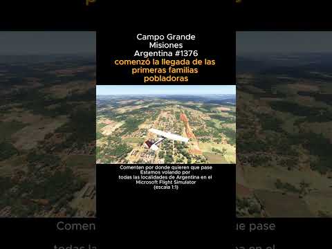 Campo Grande, Misiones desde el Microsoft Flight Simulator #campogrande #misiones #msfs #argentina