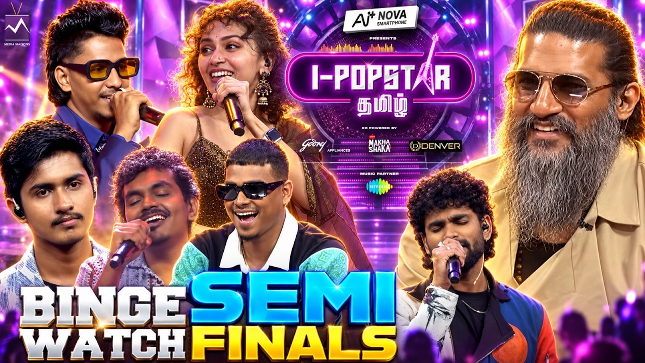 IPOPSTAR Tamil Episode 5🔥| Semi Finals🏆✨ | Asal Kolaar, Shakthisree, Anthony Daasan |Media Masons