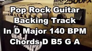 Download lagu Pop Rock Guitar Backing Track D major 140 BPM mp3