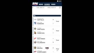 Sportsnet Android App Introduction