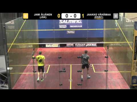 Salming Squash Open Jami Aijanen JSK - Jaakko Vahamaa ESRC