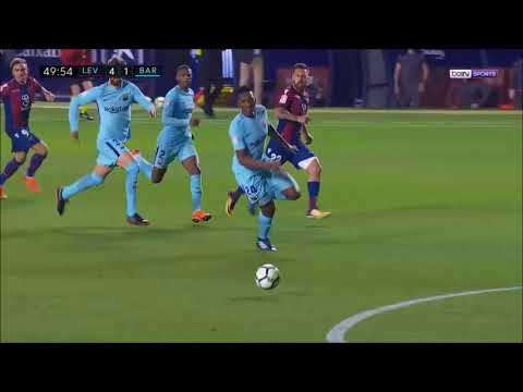 Levante - Fc Barcelone (5-4) - Résumé - Tous les buts- Highlights 2017/2018