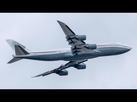 Trump's Qatar trip is off to a flying start as Air Force One gets another fighter jet escort