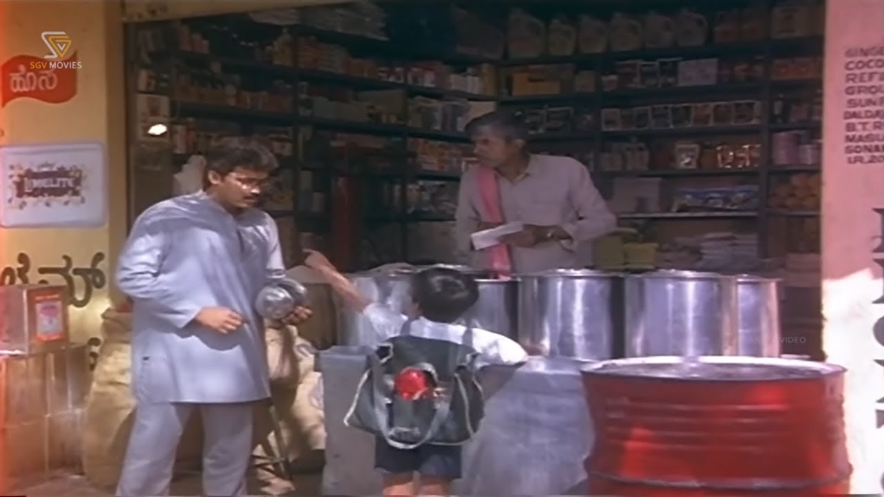 ಕಡಲೆಕಾಯಿ ಎಣ್ಣೆ ಕದ್ದು ಓಡಿಹೋದ ಜಿಪುಣ ಅಪ್ಪ ಮಗ | Eduru Maneli Ganda Pakkada Maneli Hendathi Movie Part 03